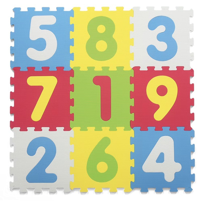 TAPPETO PUZZLE NUMERI 9PZ